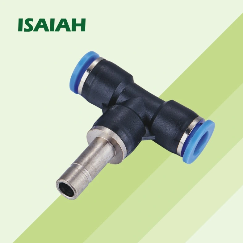 Cheap Price Plug in Branch Tee Fitting Quick Connector Air Pipe Fitting From China Manufacturer