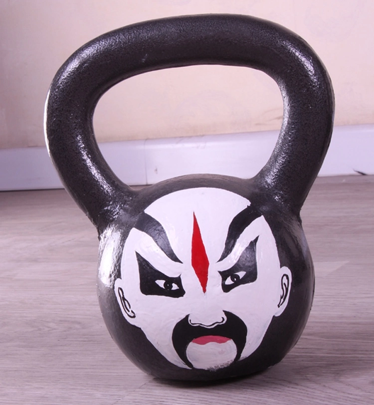 Venta de energía caliente Fabricación Entrenamiento Gimnasio de Levantamiento de hierro fundido de culturismo Maquillaje cubrir Kettlebell