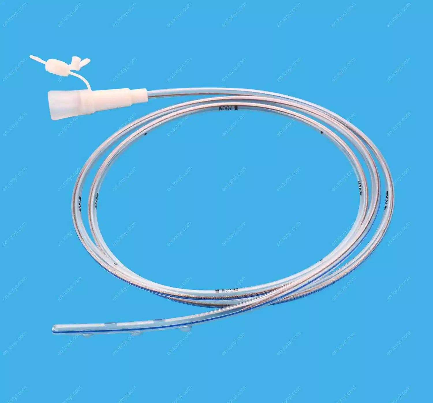 Medical PU Raw Material Nasogastric Ryles Tube for Disposable Using