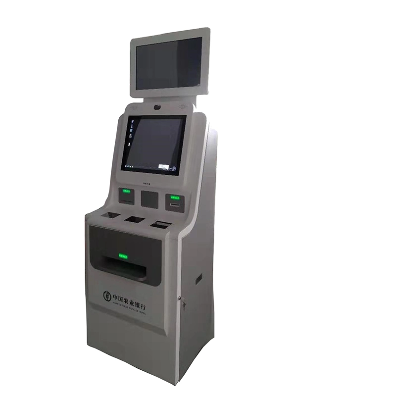 Interactive Medical Care Self Service Kiosk Supporting Medical Book Allocation Bank Card Reading