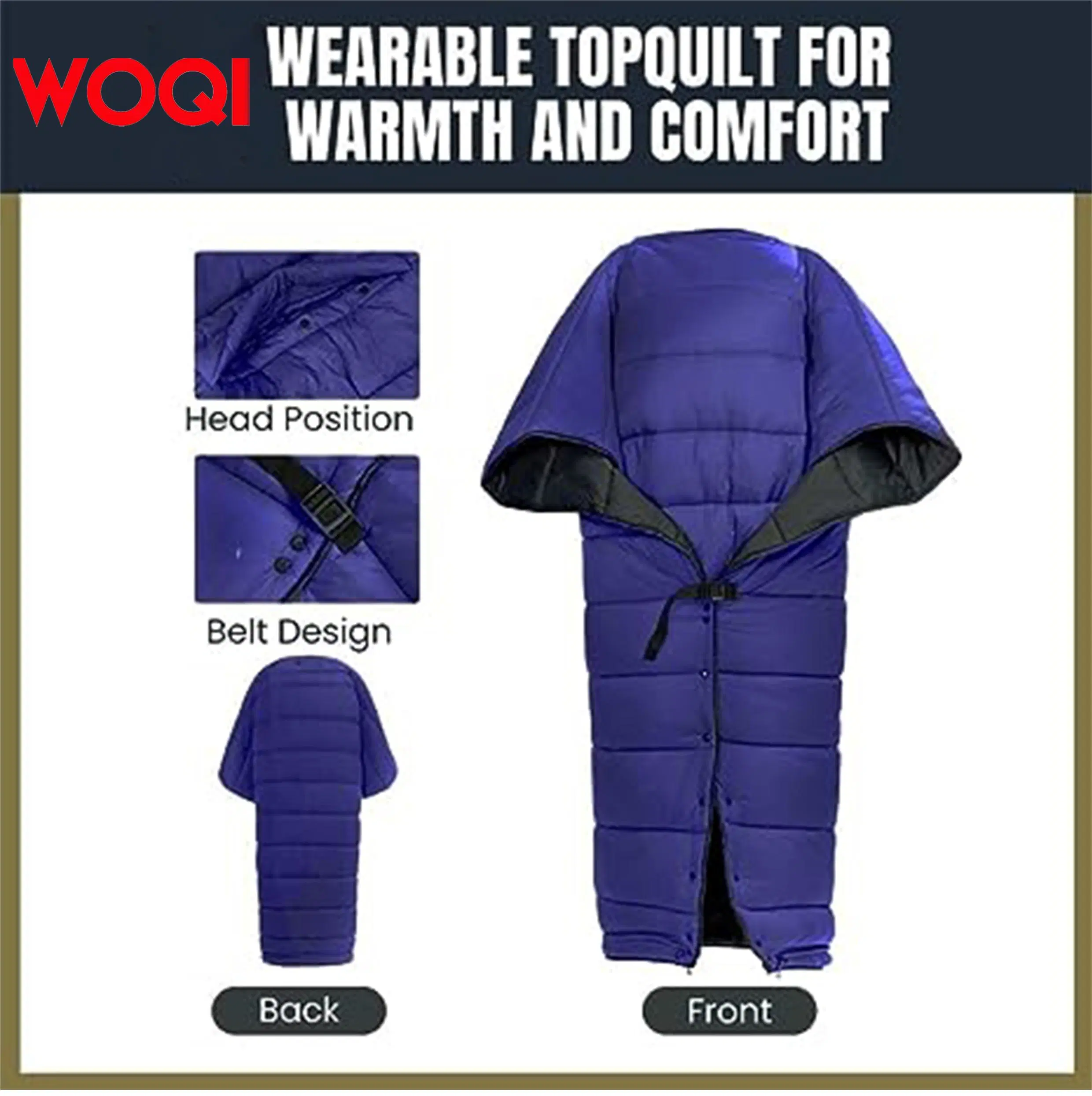 Woqi Wholesale/Supplier Mochila portátil Camping Senderismo Ultra ligero dormir Bolsa mamá