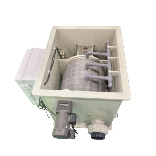 Industrial Recirculating Aquaculture Systems Bio Fish Farm Rotary 90t/H Drum Filter Automatic Drum Filter for Raw Water