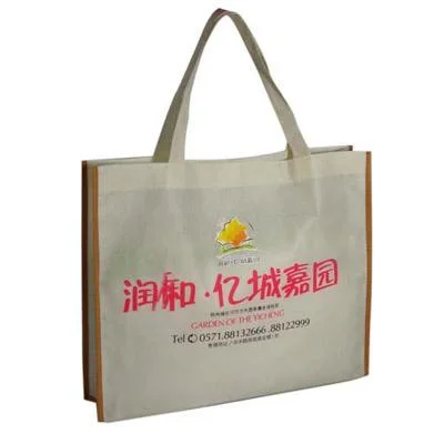 Green Non-Woven Gift Packaging Bags for Garments (FLN-9089)