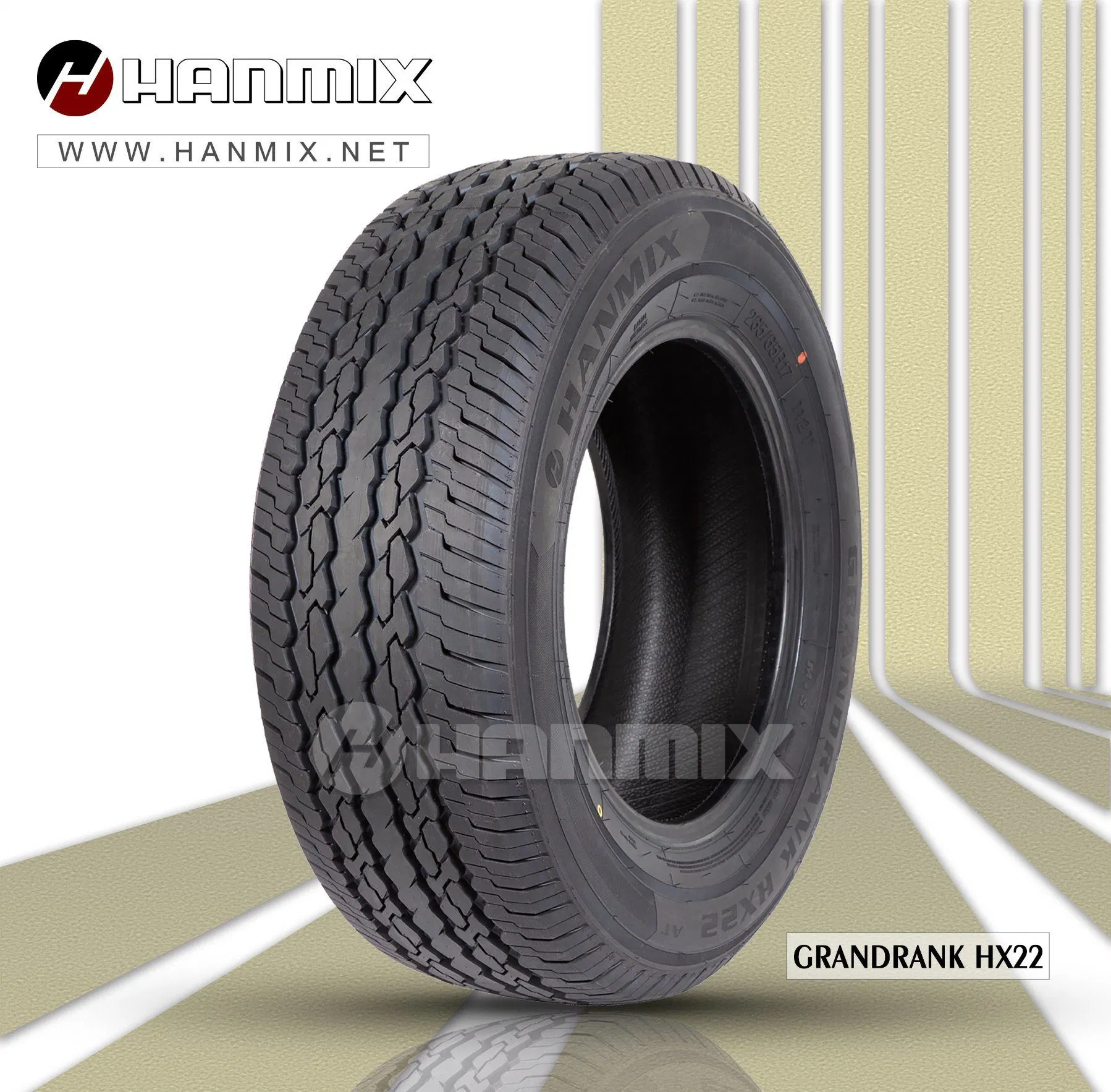 HancMix GrandRANK Hx22 PCR الإطارات راكب نصف قطري السيارة جميع الأراضي صور السيارات الرياضية الصيفية 265/70R16 275/70R16 265/65R17 285/65R17 285/60R18 الصين مع SASO GSO ECE ISO