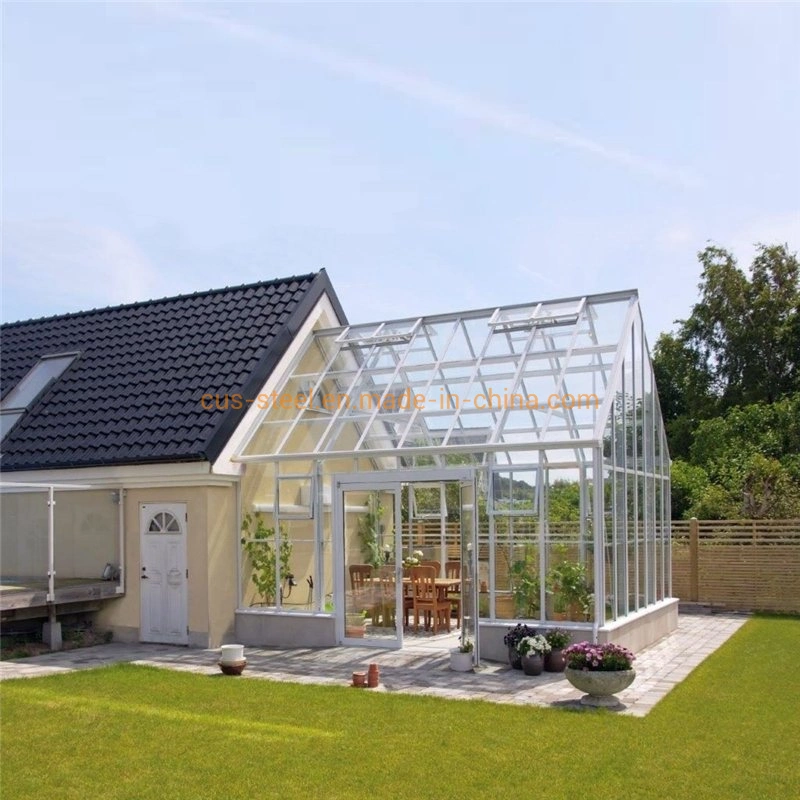 Wholesale/Supplier Multi Span Prefabricated Glass Cover Steel Structure Greenhouse