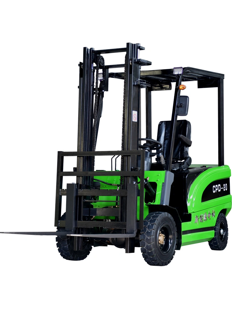 Electric Forklift 2t Hydraulic Loading and Unloading Truck 5t Four-Wheel Cart