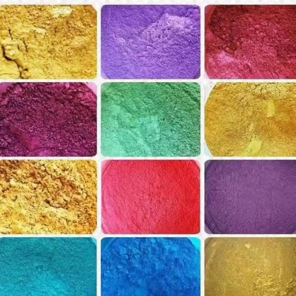 Le jaune d'encre pigment organique de SFL-02 EC no PY174 Pigment jaune 174 Chameleon Mica pigment en poudre