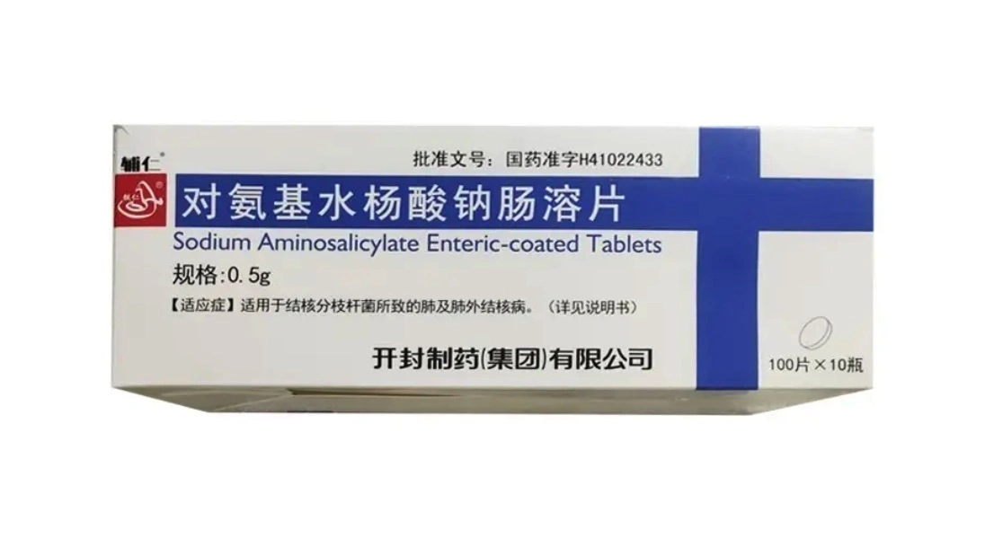 Натрий P-Aminosalicylate Enteric-Coated планшетных ПК используется в качестве Second-Line Anti-Tuberculosis по контролю над наркотиками