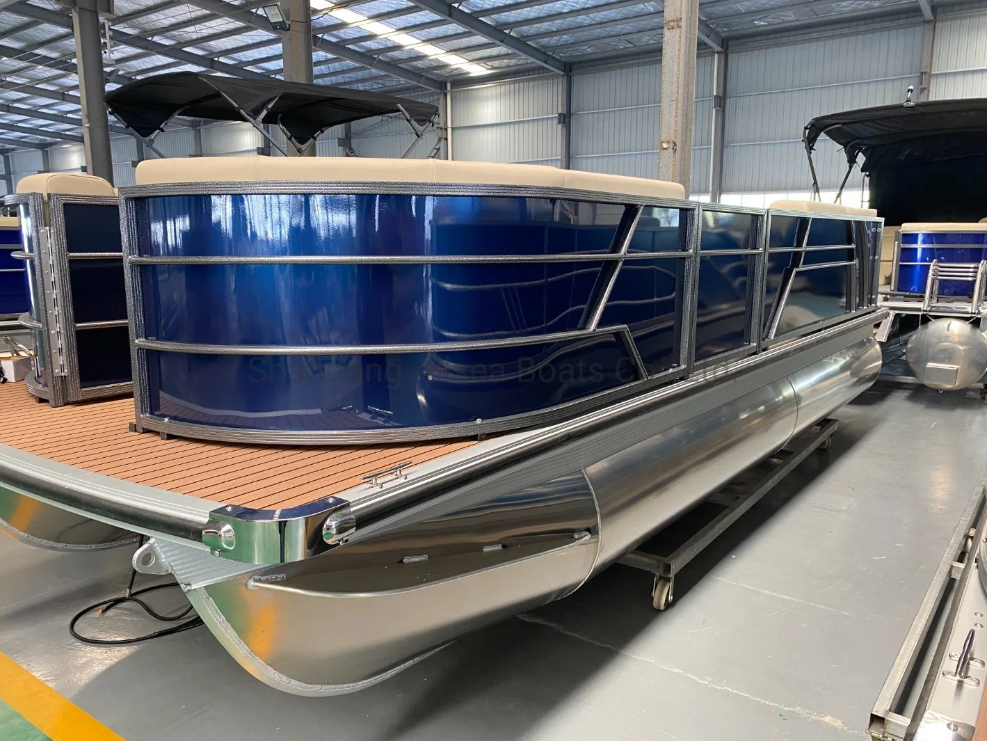 América 8.2m / 27FT totalmente alumínio personalizado baratos Sport Series Pontoon Boat Para Venda