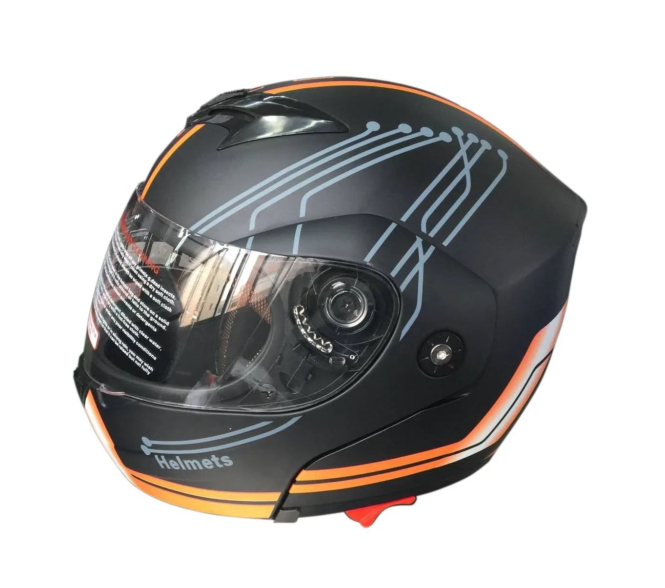 Klapphelm für Motorrad mit CE-Zulassung. Casco