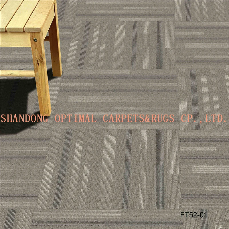 Carpet Pattern Residential Use PVC Flooring Hotel Carpet Tile with Bitumen Back