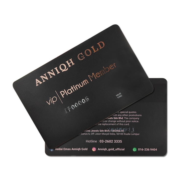 Cr80 Standard Full Color PVC Printing Cards VIP Membership Business Gift Cards