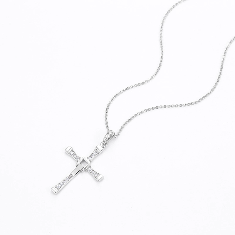 Mode Schmuck Gute Verkauf Geometrie Kreuz-Form 925 Silber Anhänger Für Mann und Frau