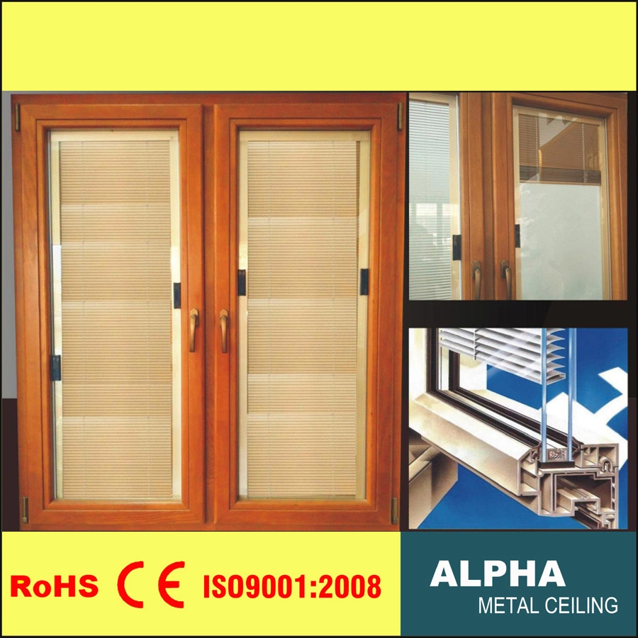 Aluminum and Double Glasses Insulation Casement Window Series 63