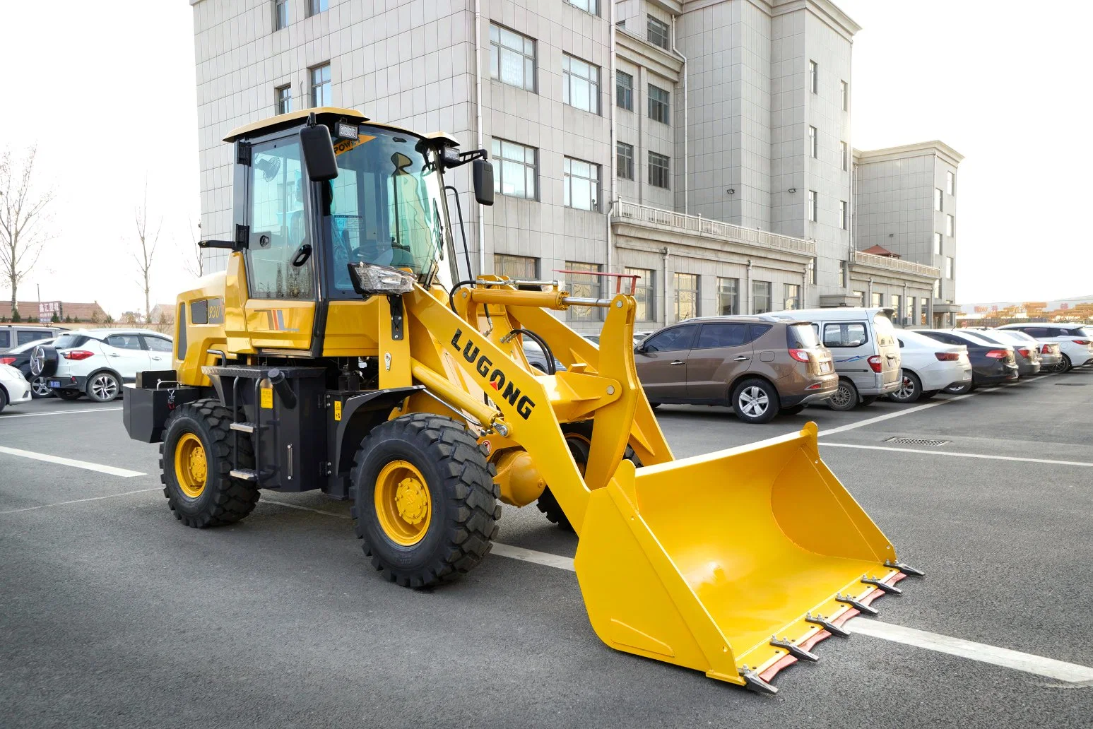 ISO und CE-zertifizierte 4102 Engine 4WD Lader mit Log Greifer für Baustelle