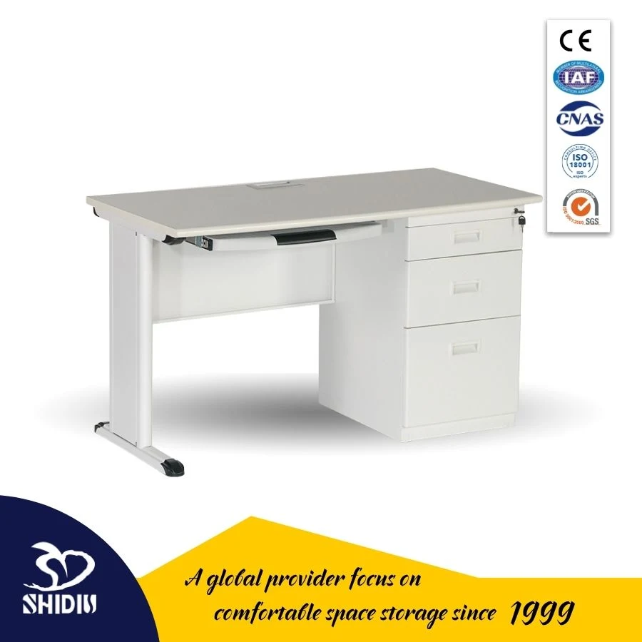 Modern Metal Office Desk with Drawers Simple Computer Table Steel Standing Desk Home Office Furniture