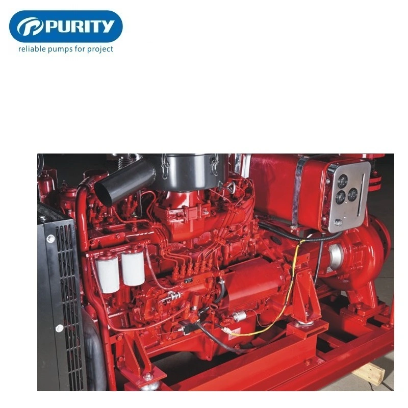 High Pressure Fire Fighting Equipment Diesel Engine Pump