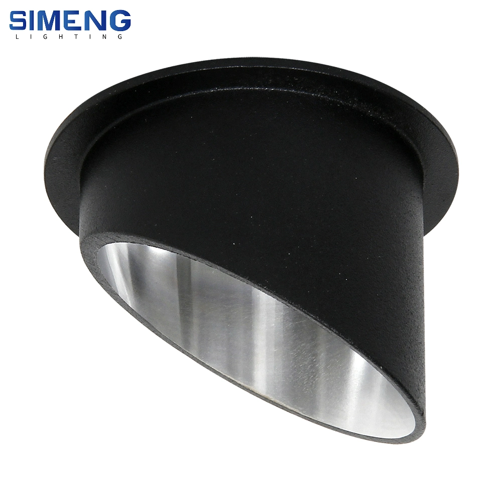 Customization Aluminum Sand Black & Sand White Indoor Commercial Interior Spotlight Downlight