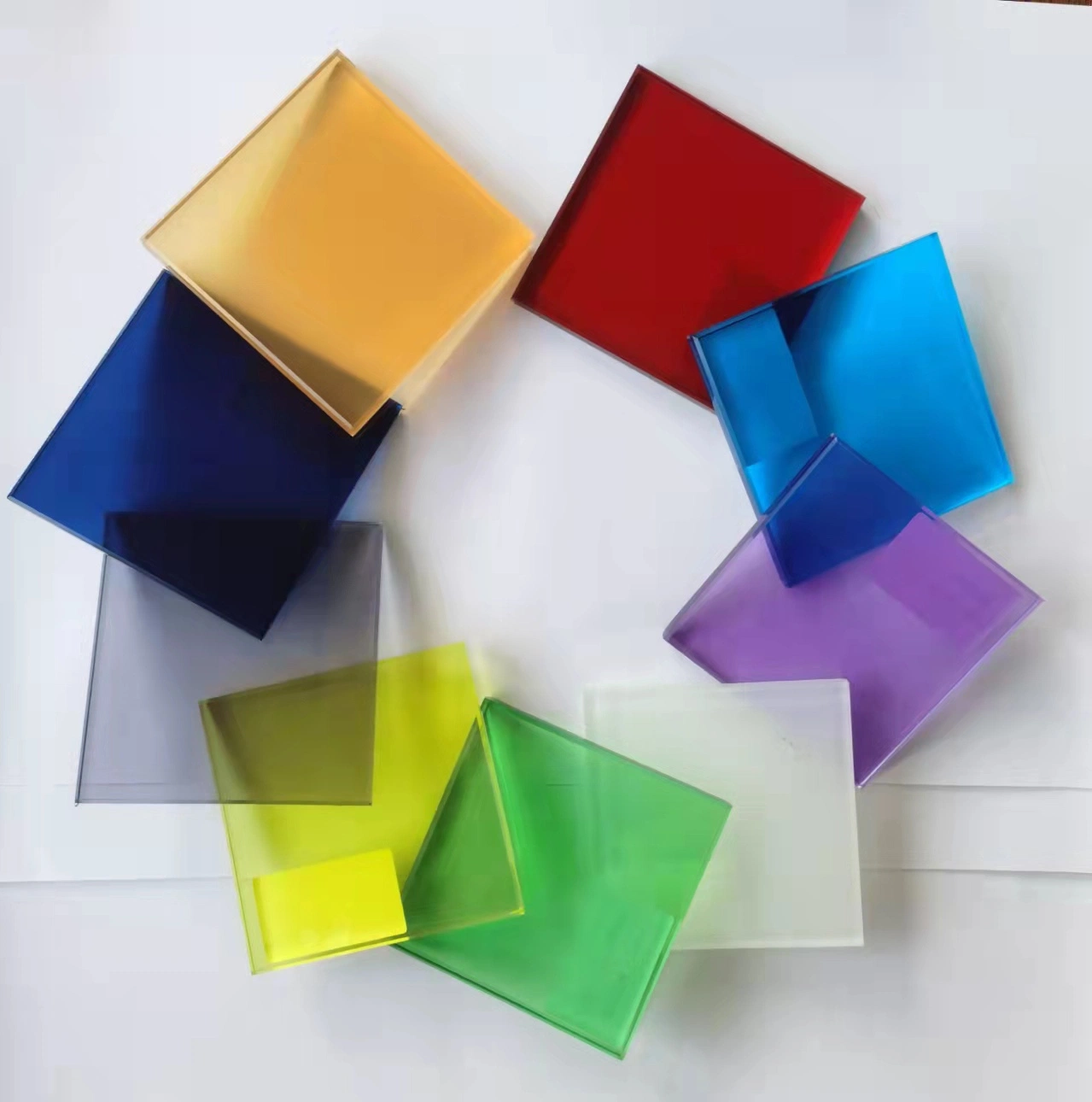 Manufacture New Style Clear Float Professional Design Waterproof EVA Laminated Gradient Glass