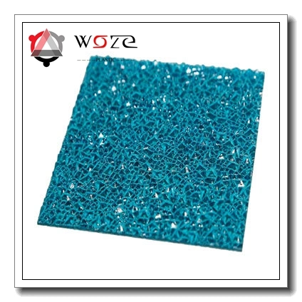 Anti-Fog UV Coating Both Sides Embossed Poly Carbonate Sheet for Bathroom Toilet Shower