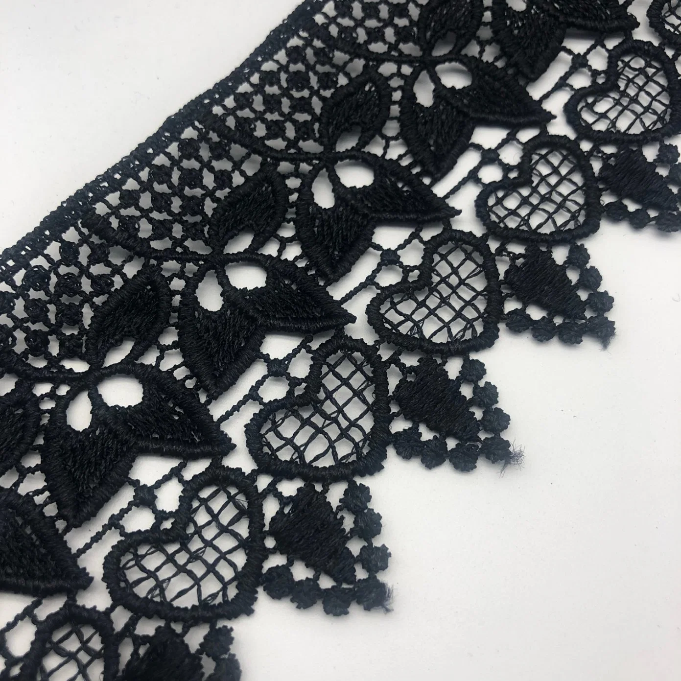 La broderie de la dentelle de coton de style Papular Purfle