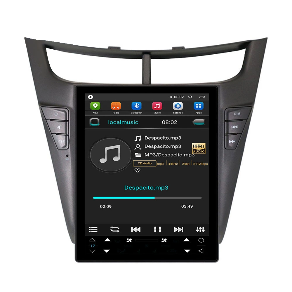 IPS pantalla táctil vertical Android 13 para Chevrolet Sail 2015 2016 8+128GB Soporte de Reproductor de coche inalámbrico CarPlay