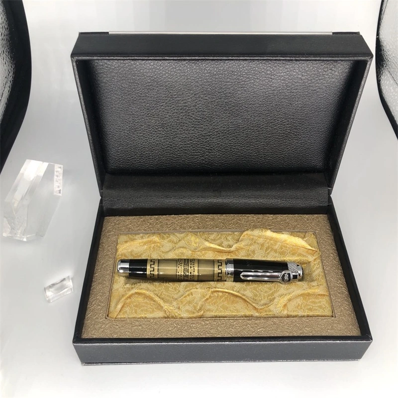 China Apple Bic Lápis Grosso Cristal Swarovski por grosso de bambu de fantasia em toras de madeira Custom Esferográfica