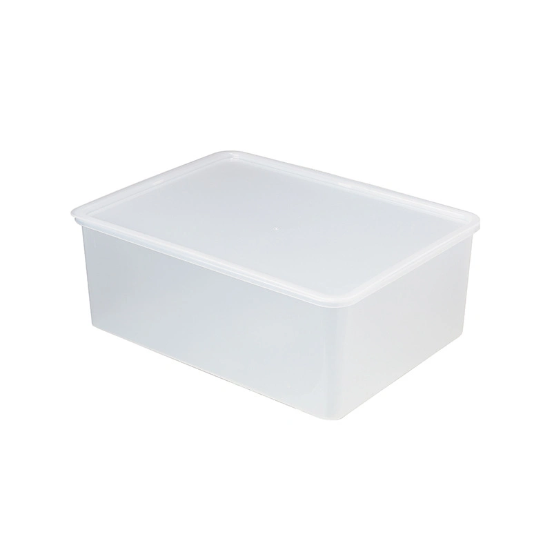 Kitchen Transparent Tape Lid Kitchen Food Freezer Storage Box