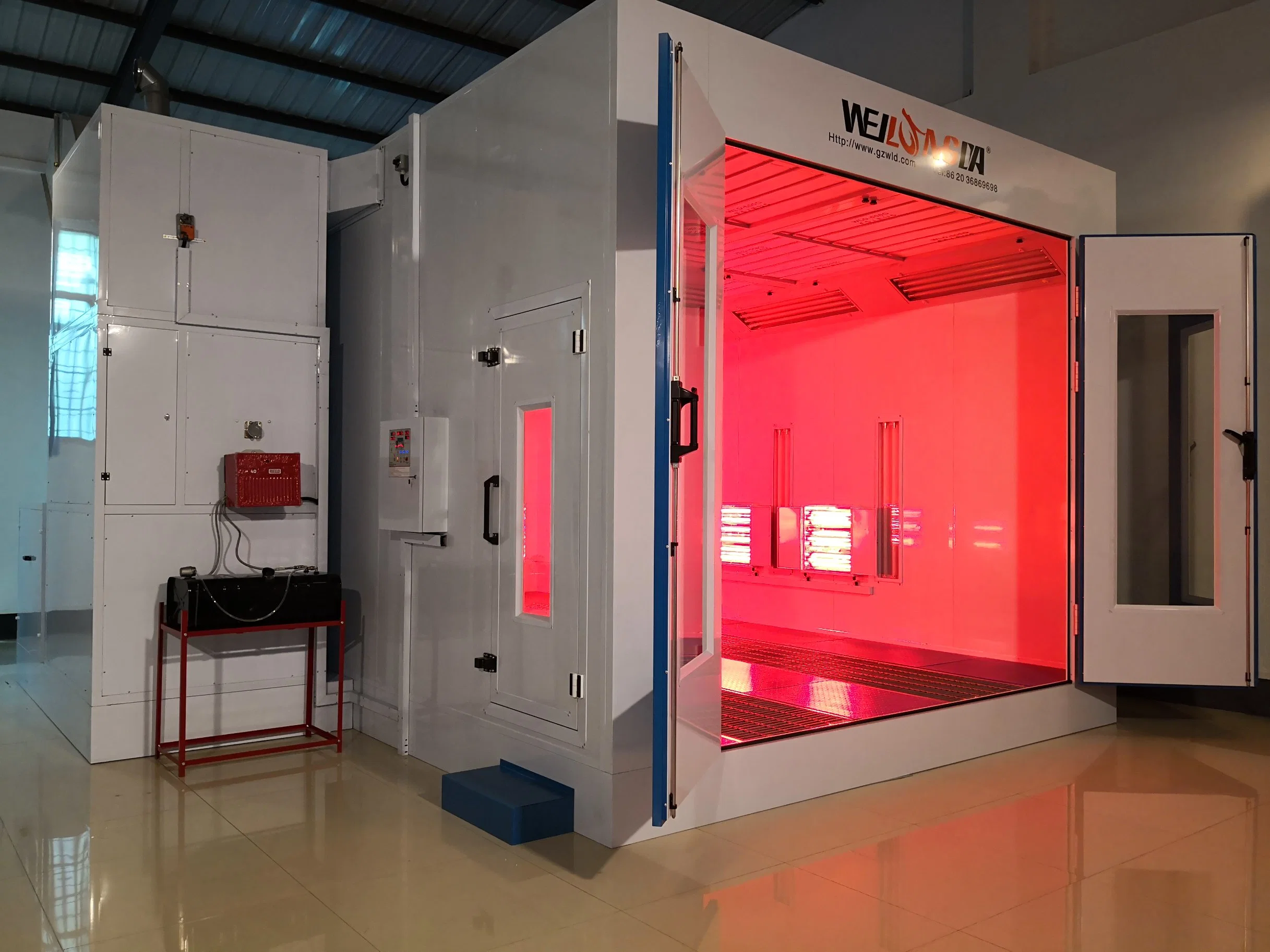 (WLD7100) Auto Garage Equipment Automatic Spray Booth/Car Painting Oven Car Spraying Oven Baking Oven Painting Room Painting Chamber Car Paint Box