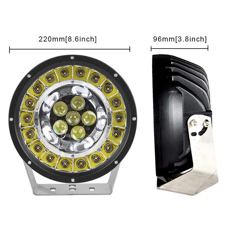 9" Inch Truck Car Offroad Round LED Driving Work Light for Fishing