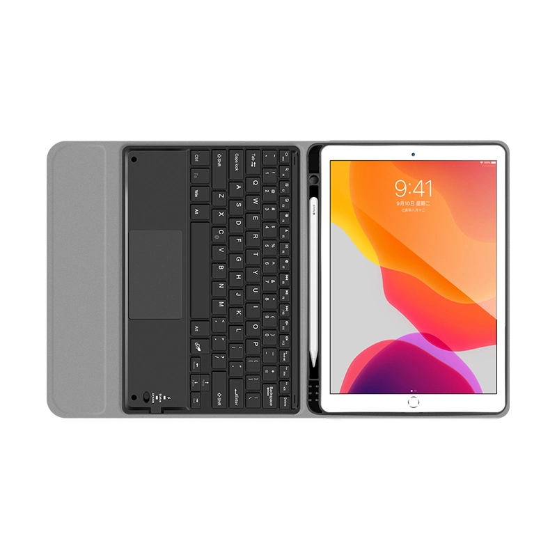 for iPad 10.2 Tablet Case with Bluetooth Keyboard Touchpad Factory Supplier