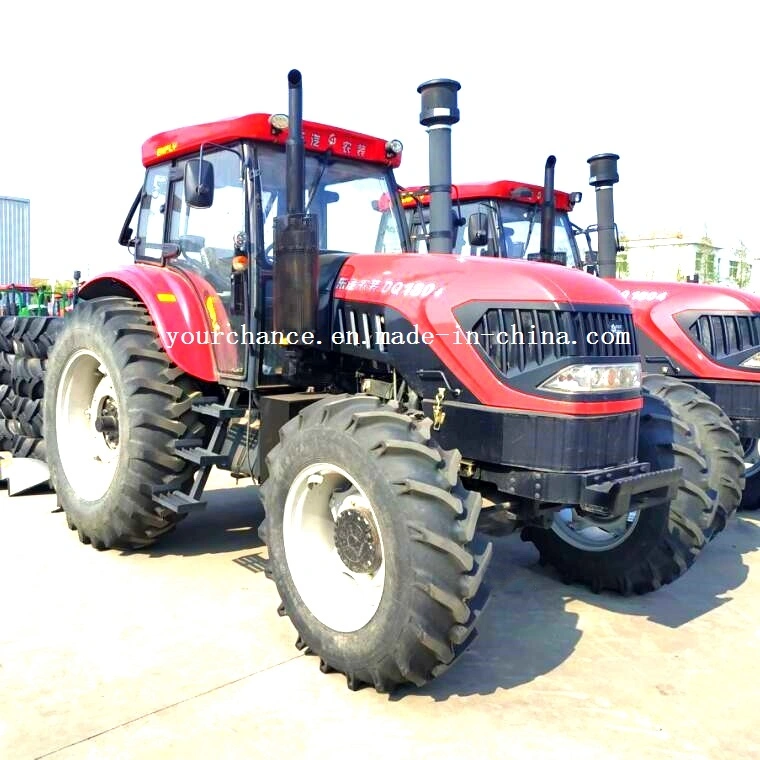 La Chine usine fabricant vendre Dq1804 180HP 4X4 Heavy Duty 4RM grande roue de l'Agriculture tracteur de ferme avec certificat CE ISO