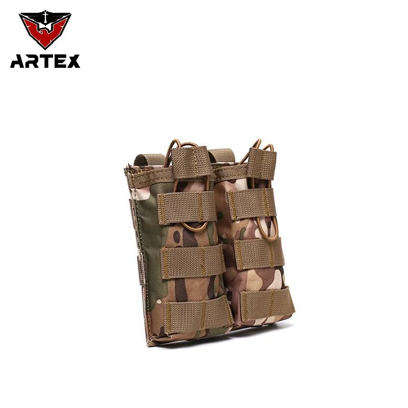 Factory Custom 5.56mm Tactical Fast Moll Mag Pouch for Outdoor Combat Training