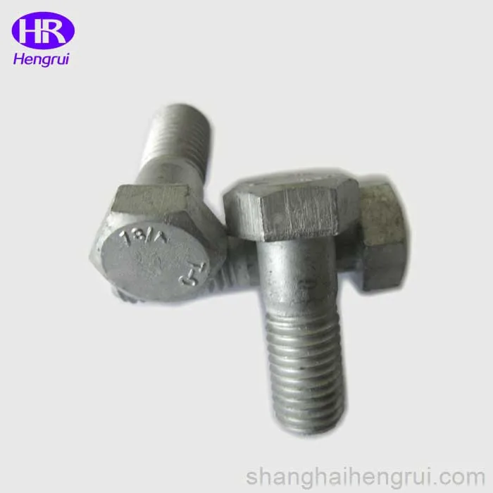 Carbon Steel HDG A394 Tower Bolt, Step Bolt for Transmission Tower/ Electrical Tower/ Electric Pole