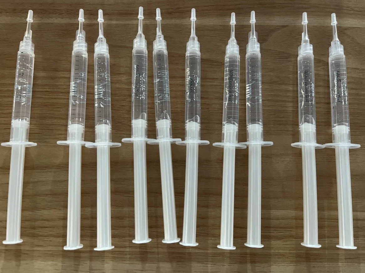 35% Peroxide Dental Bleaching Wholesale/Supplier Syringe 3cc Teeth Whitening Gel Syringe