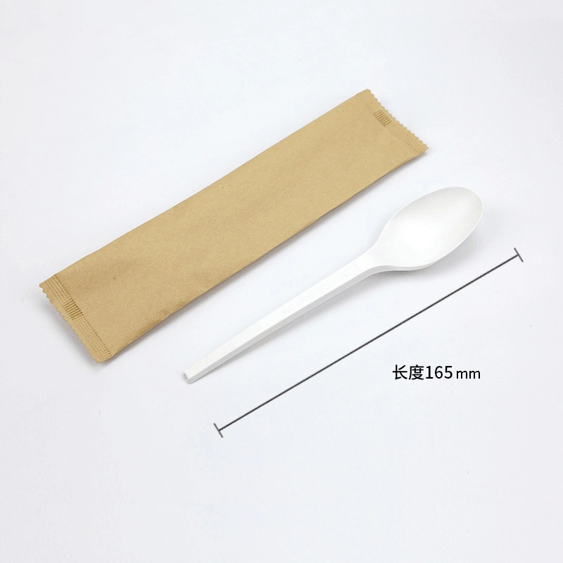 100% Bio Disposable Custom Cpla Cookware Cutlery Sets Individually Packaging 100% PLA Tableware for Restaurant Party