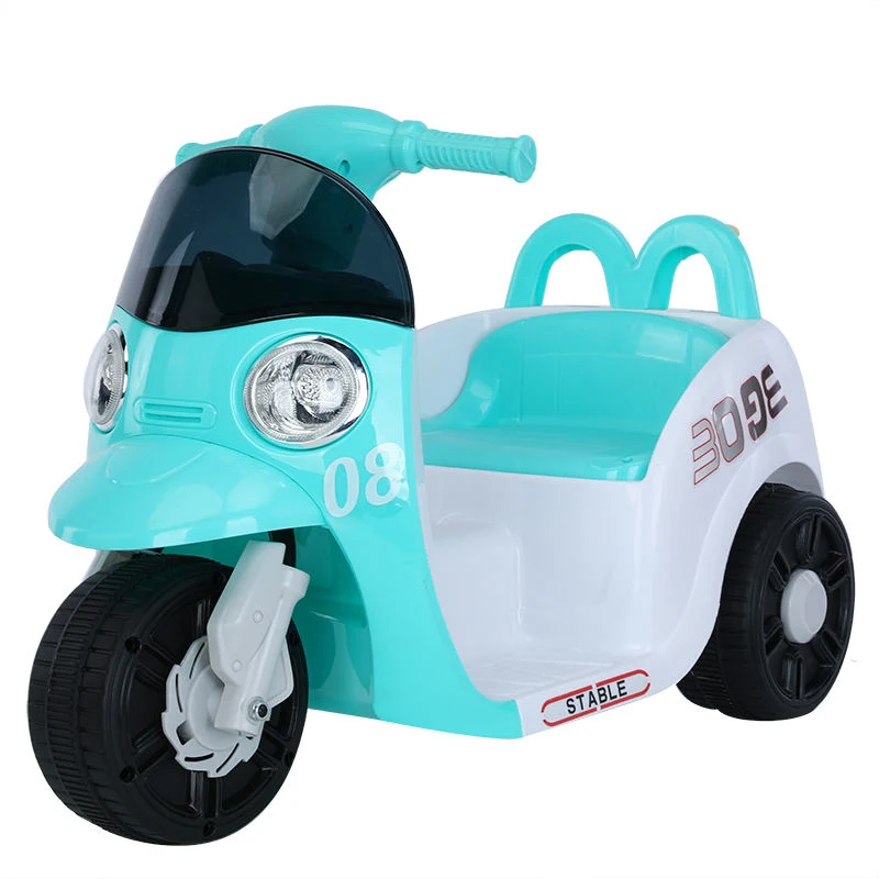 Lovely Baby Ride on Car Battery Operated Motorcycle with LED Lights/Three-Wheel Mini Kids Electric Motorbike with Remote Control