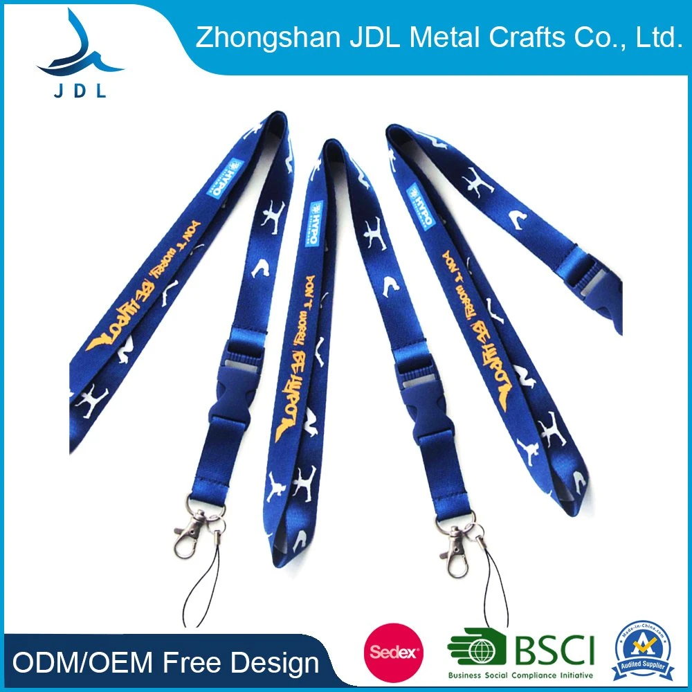 Customized Polyester Lanyards Hanger Hot Sales Heat Transfer (090)