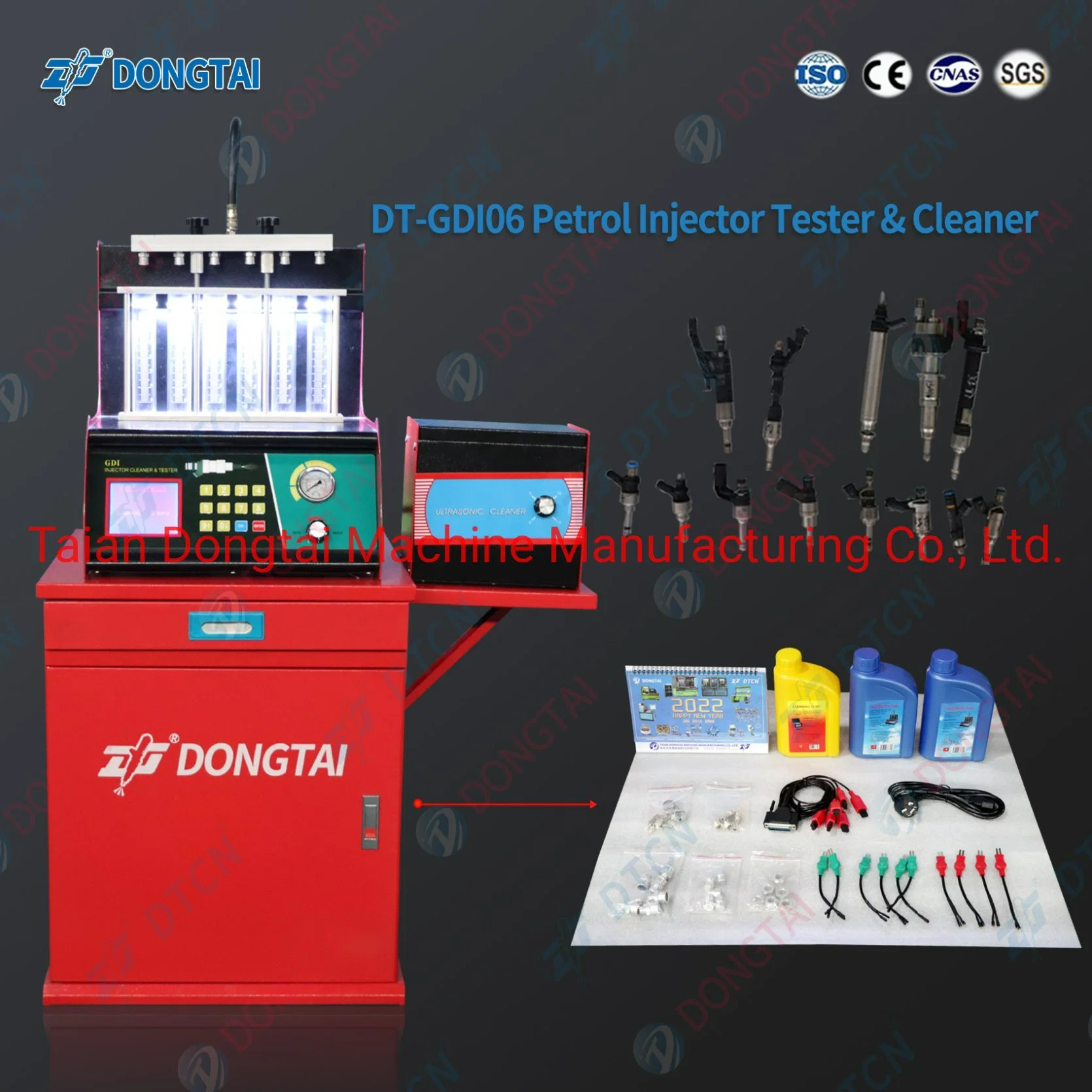 Dongtai Gdi06 Automatische Gasoline Direct &amp; Port Injection Tester für Benzin Auto Injektor Test und Ultraschall sauber Injektor Tester Und Reiniger