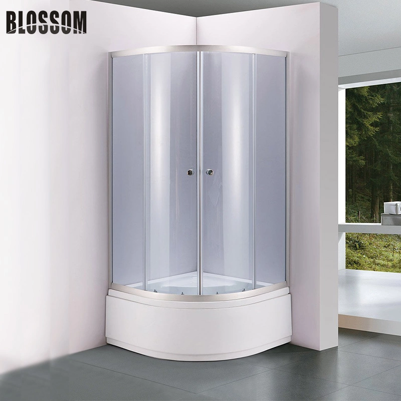 Classic Line Glass Enclosure Simple Shower Room with High Tray