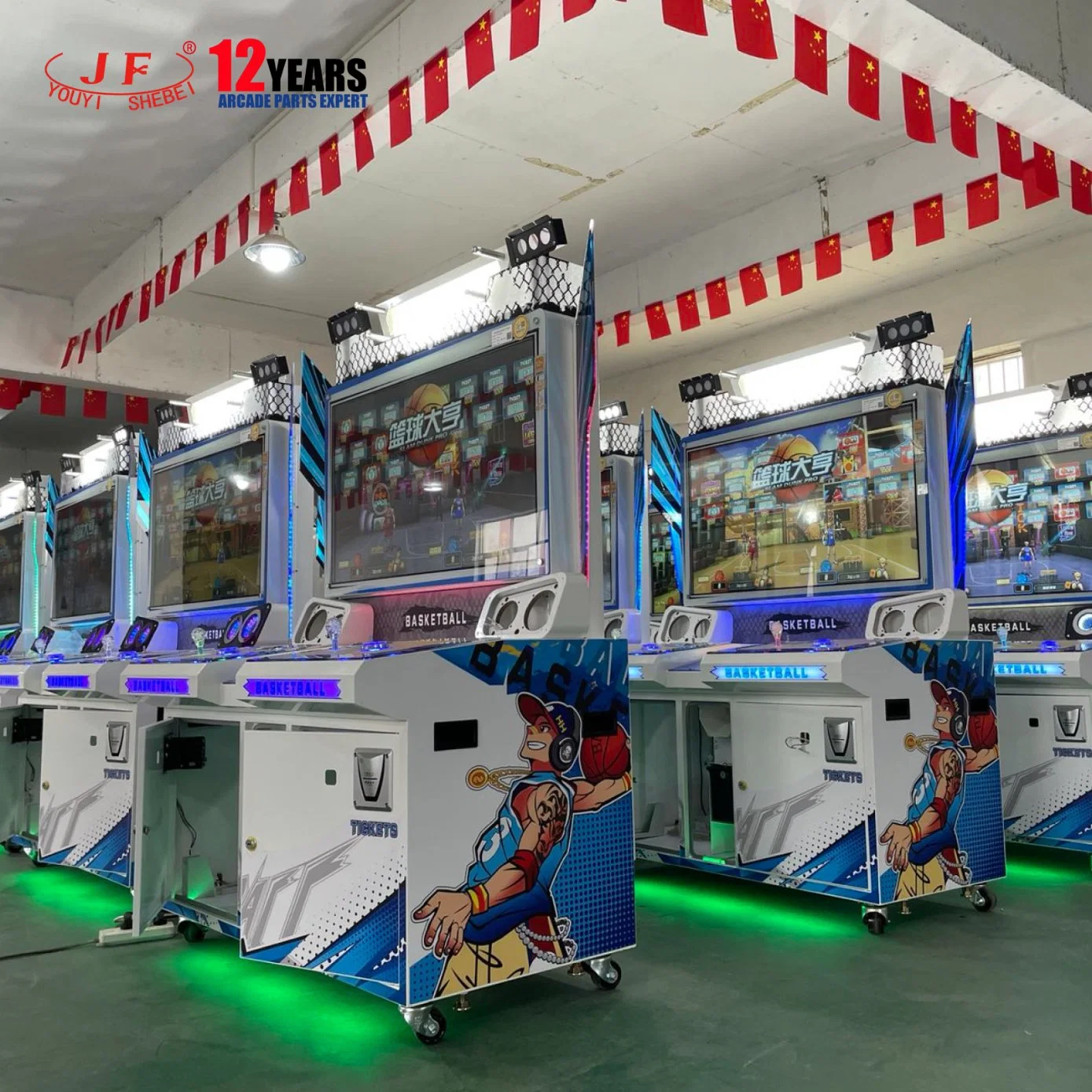 Basketball Tycoon Coin Operated Shooting Game Video Arcade Machines
