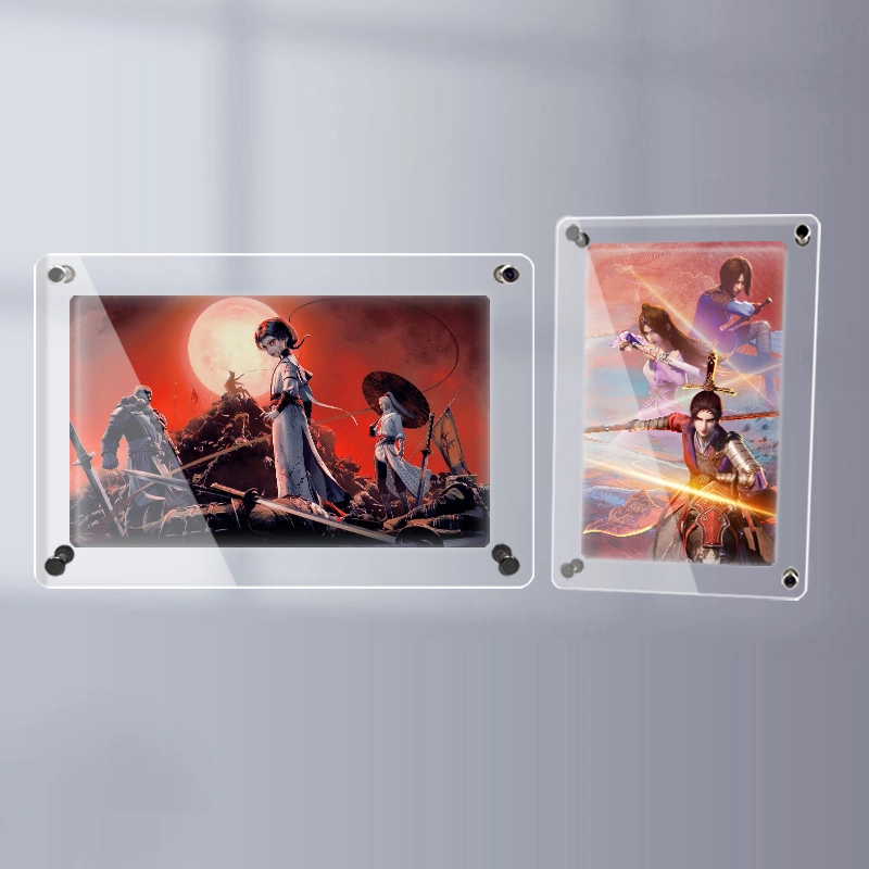 Wholesale/Supplier Customized Design Wedding Book 7 Inch Video LCD Acrylic Digital Display Photo Picture Frame