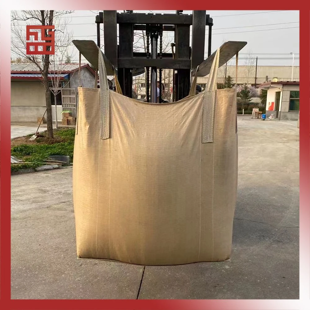 1000kg 1.5 Ton PP Woven Powder Rice Pta Fertilizer Jumbo Packing Big Baffle Bag
