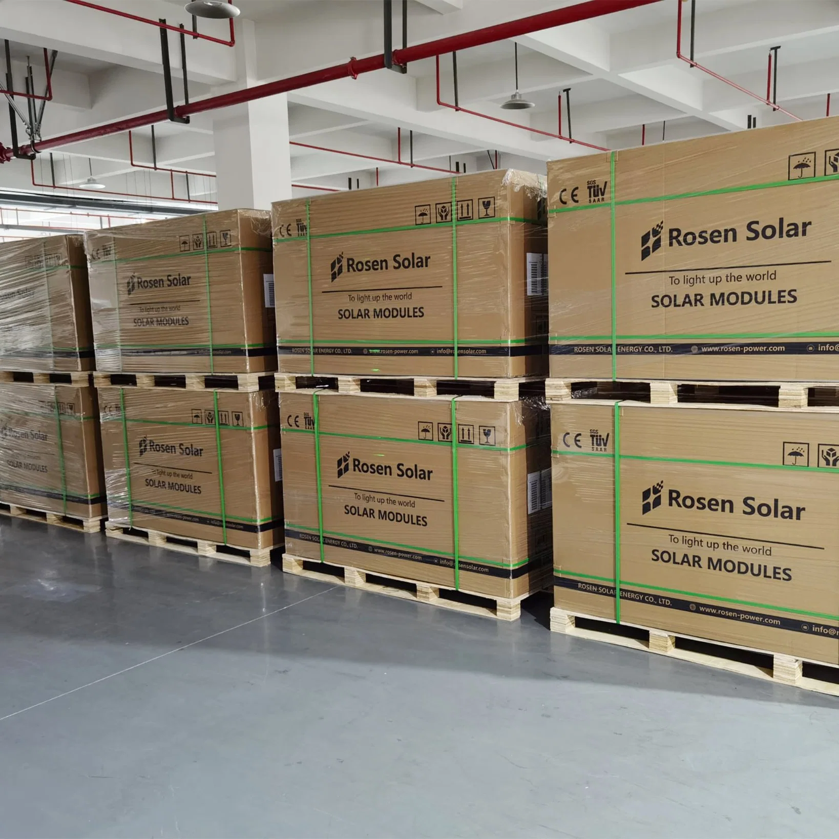 Rosen de paneles solares 700W de la mitad Mono cortar la energía solar grupo de módulos fotovoltaicos de 700 vatios