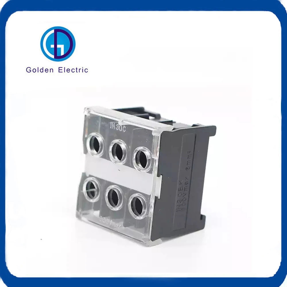 In13bk In20bk In30bk 20A 30A 50A 600V 3poles in Series Black Wire Connector Terminal Block