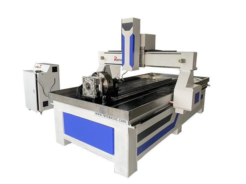 4 máquina de grabado rebajadora CNC de ejes 1325 3D CNC Madera Máquina de enrutador con eje giratorio