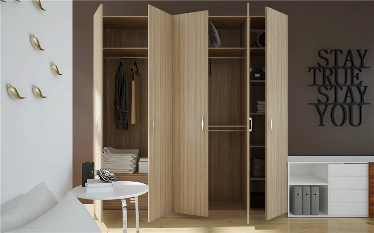 European Standard Latest Door Design Fair Price Furniture Built in Wardrobe