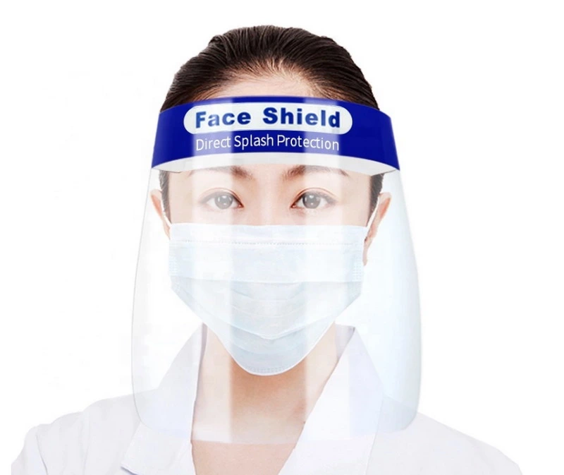 Protective Face Shield and Saliva Clear Film Protect Face and Eyes