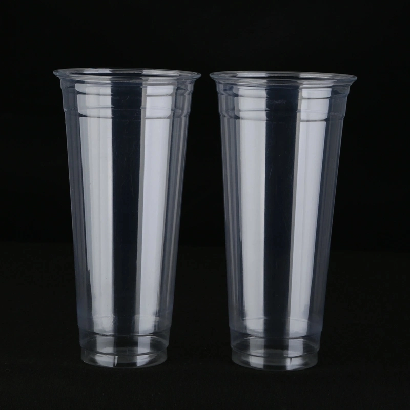 Disposable Customtake Away Lids Cup Cold Bubble Tea 700 Ml Boba U Cup PLA Beverage Plastic Cups