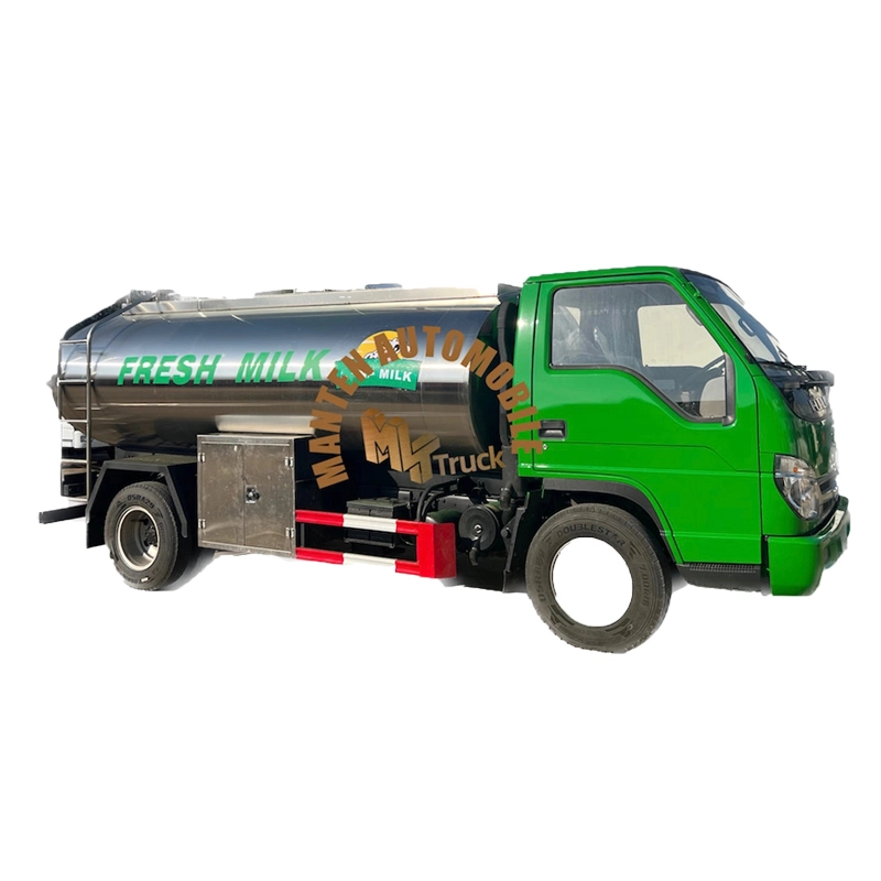 Food Grade Stainless Steel 316L Milk Tank Truck Capacity 5000liters